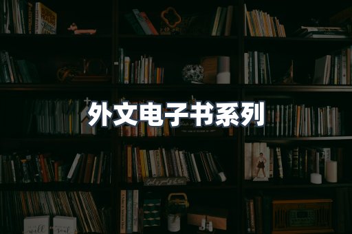 外文电子书系列